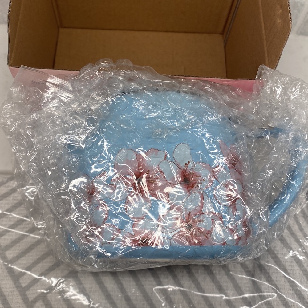 NIB ALFRED Ceramic & Stainless Steel Teapot 20 oz w/Simply Whimsical Tea Towels - Picture 2 of 13
